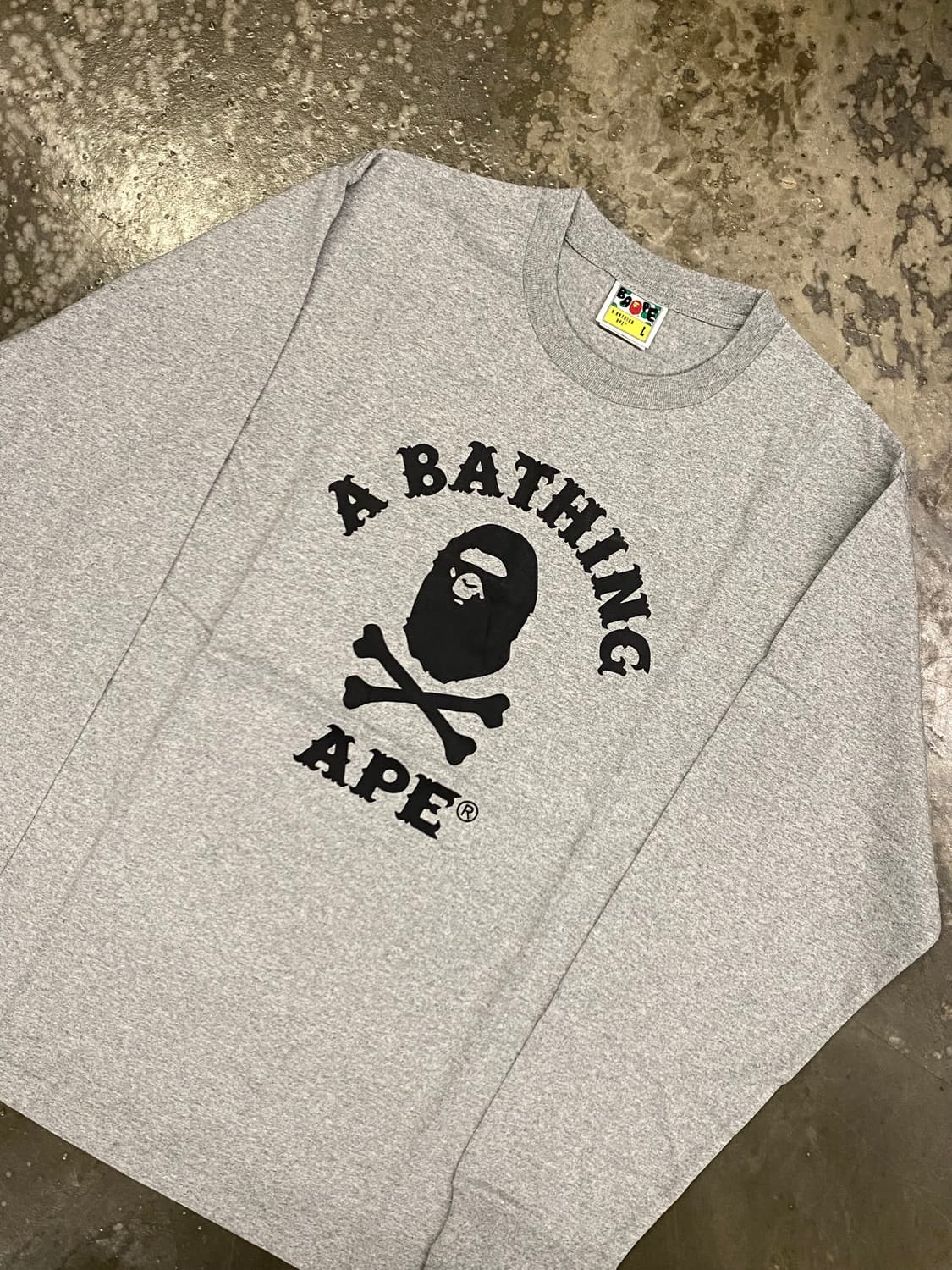 새상풉 베이프 해적컬리지 L / XL 그레이 상품이미지2