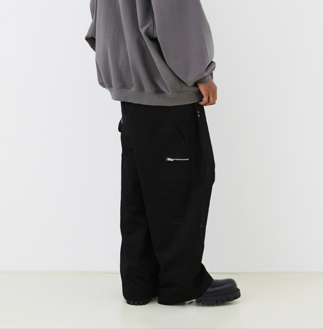 [M]IEY이에이 와이드 카펜터 팬츠 상품이미지2