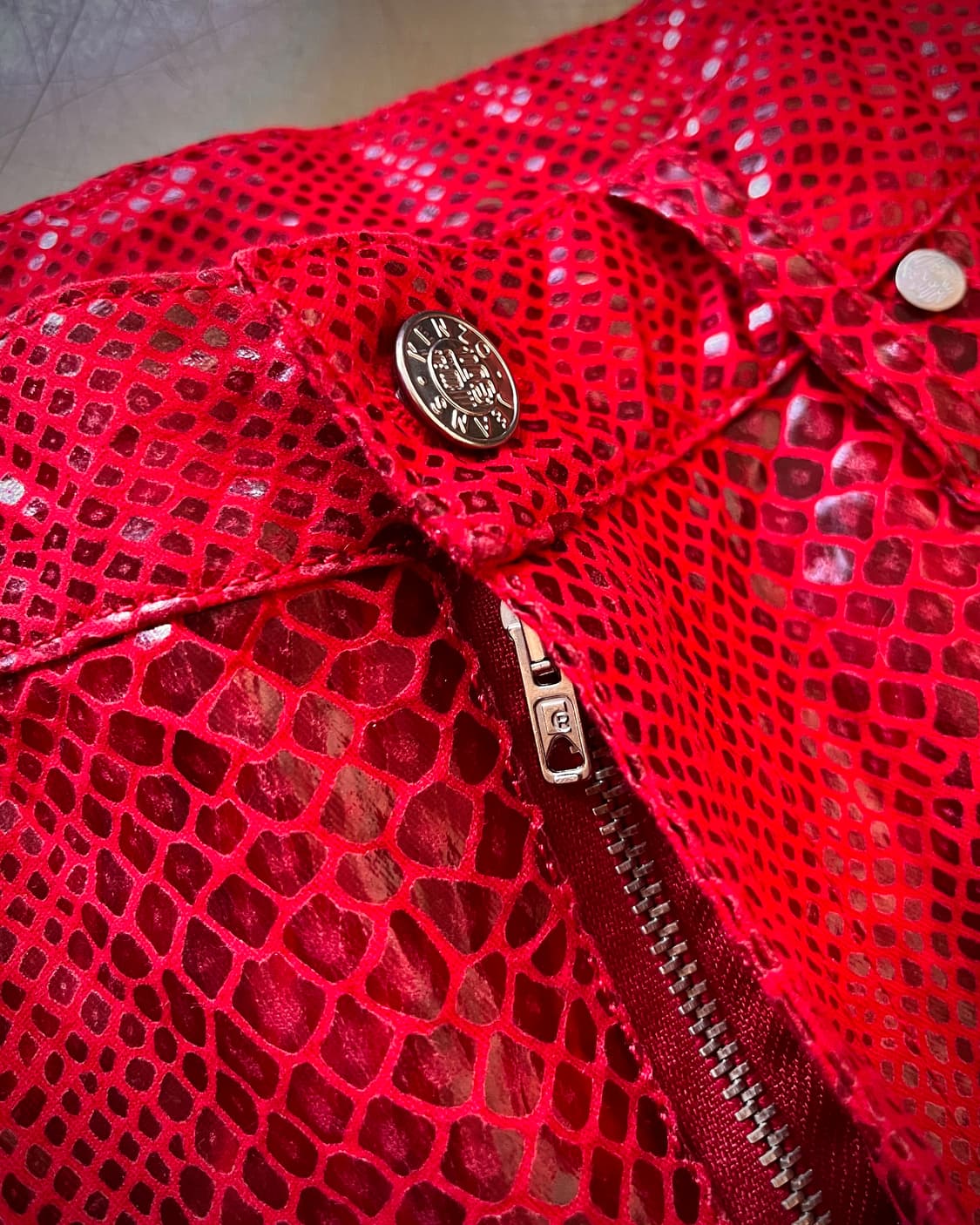 1980-90s Old KENZO Jeans Python Pants 상품이미지7