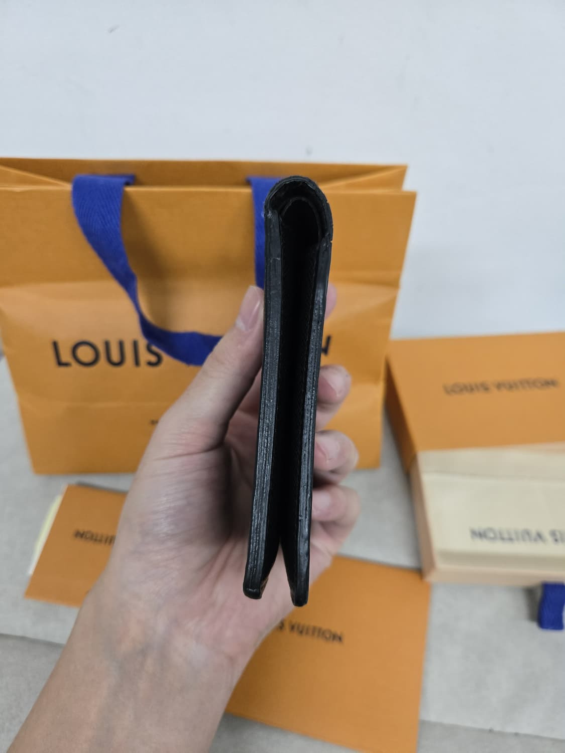 [보증서 정품]루이비통 다미에 반지갑 상품이미지4