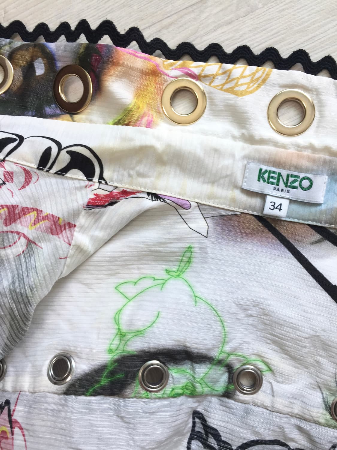 Kenzo Eye print Silk set-up 상품이미지7