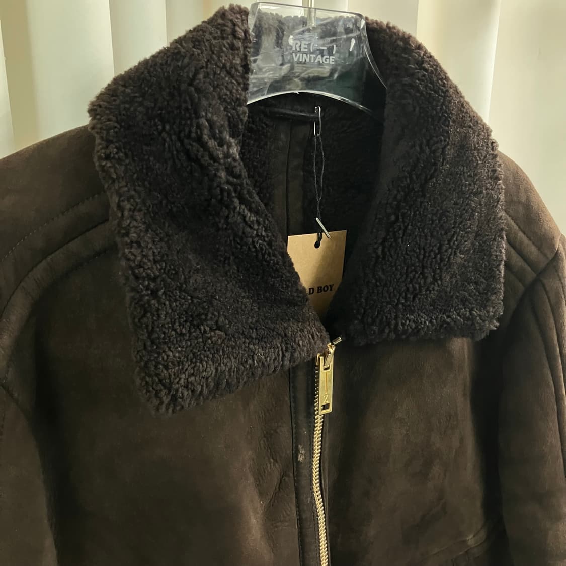 Zegna 에르메네질도 제냐 스웨이드 봄버 자켓 L 상품이미지3