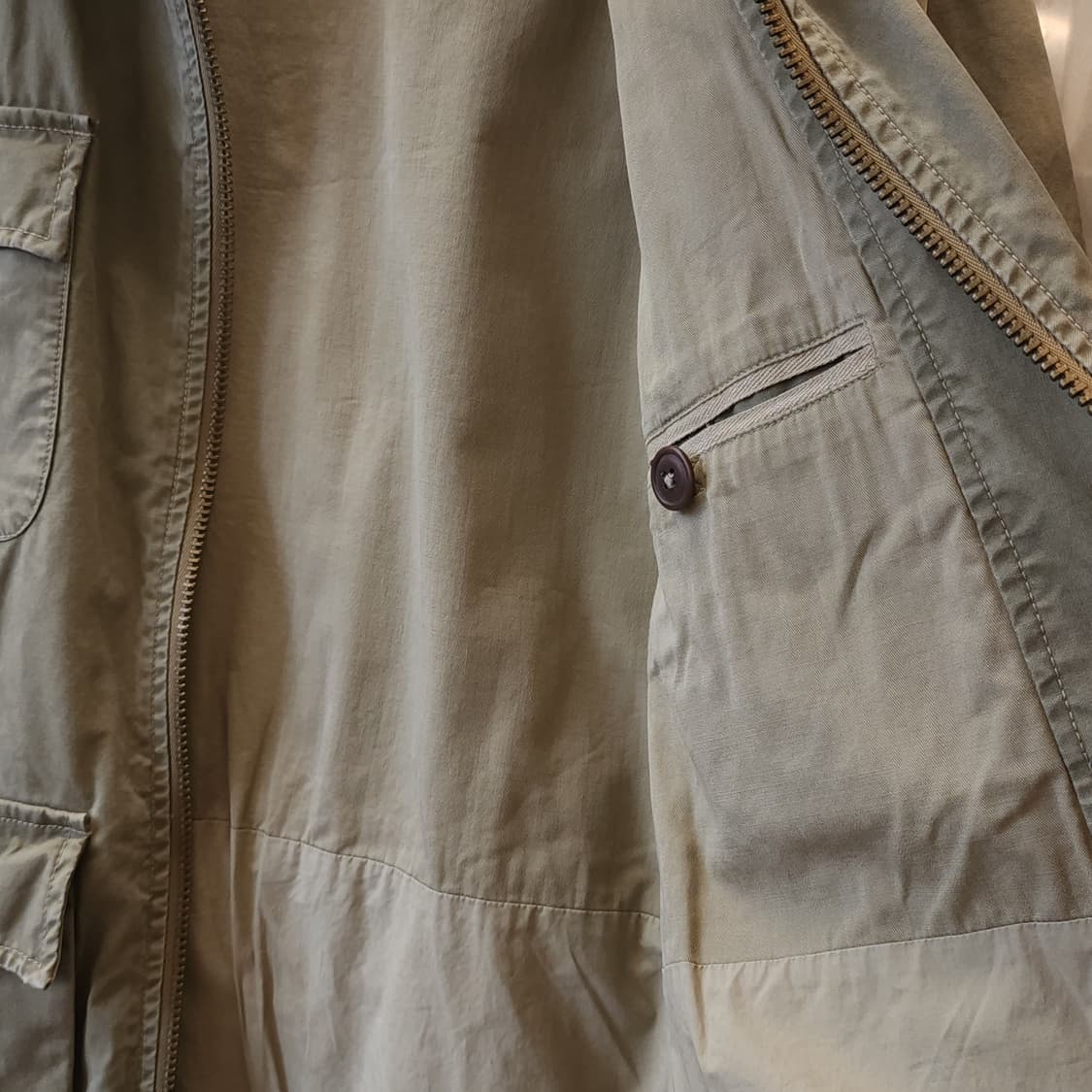 90s 폴로 랄프로렌 밀리터리 필드자켓 모터사이클 그린 L 상품이미지7