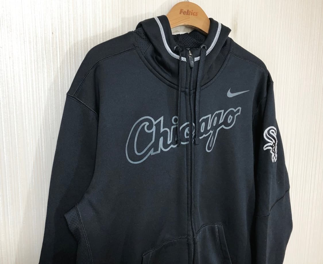 MLB 나이키베이스볼 시카고화이트삭스 후드집업자켓 S(해외) 상품이미지4