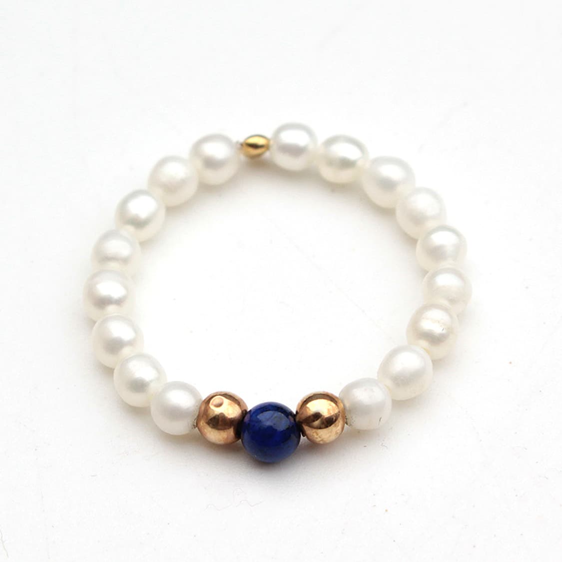 마이크로진주 라피스라줄리 반지 11호 상품이미지1