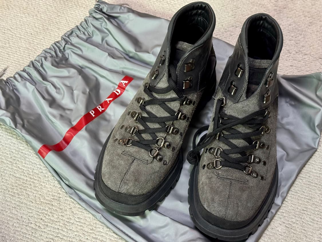 PRADA 프라다 스웨이드 하이킹 부츠 260-265 상품이미지10