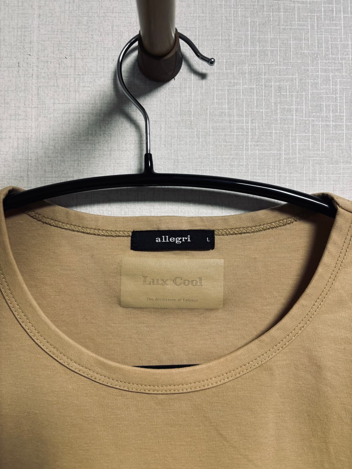 알레그리 Allegri Lux Cool 베이지 반팔 티셔츠 상품이미지2