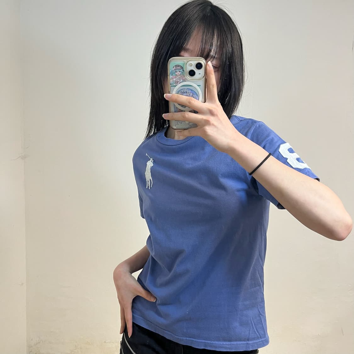 Polo sky blue big pony t-shirts 상품이미지2