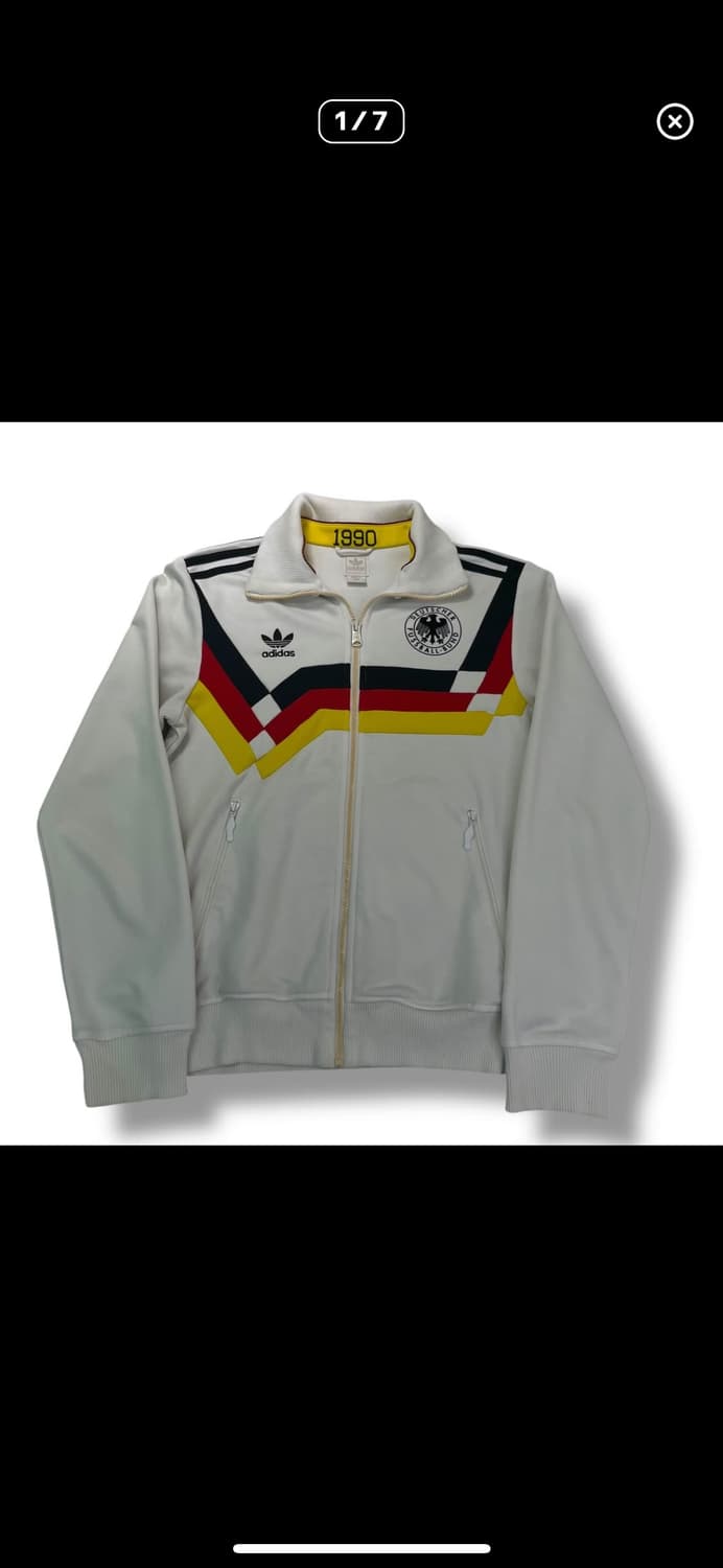 95 아디다스 검정/흰색 트랙탑 져지 상품이미지1