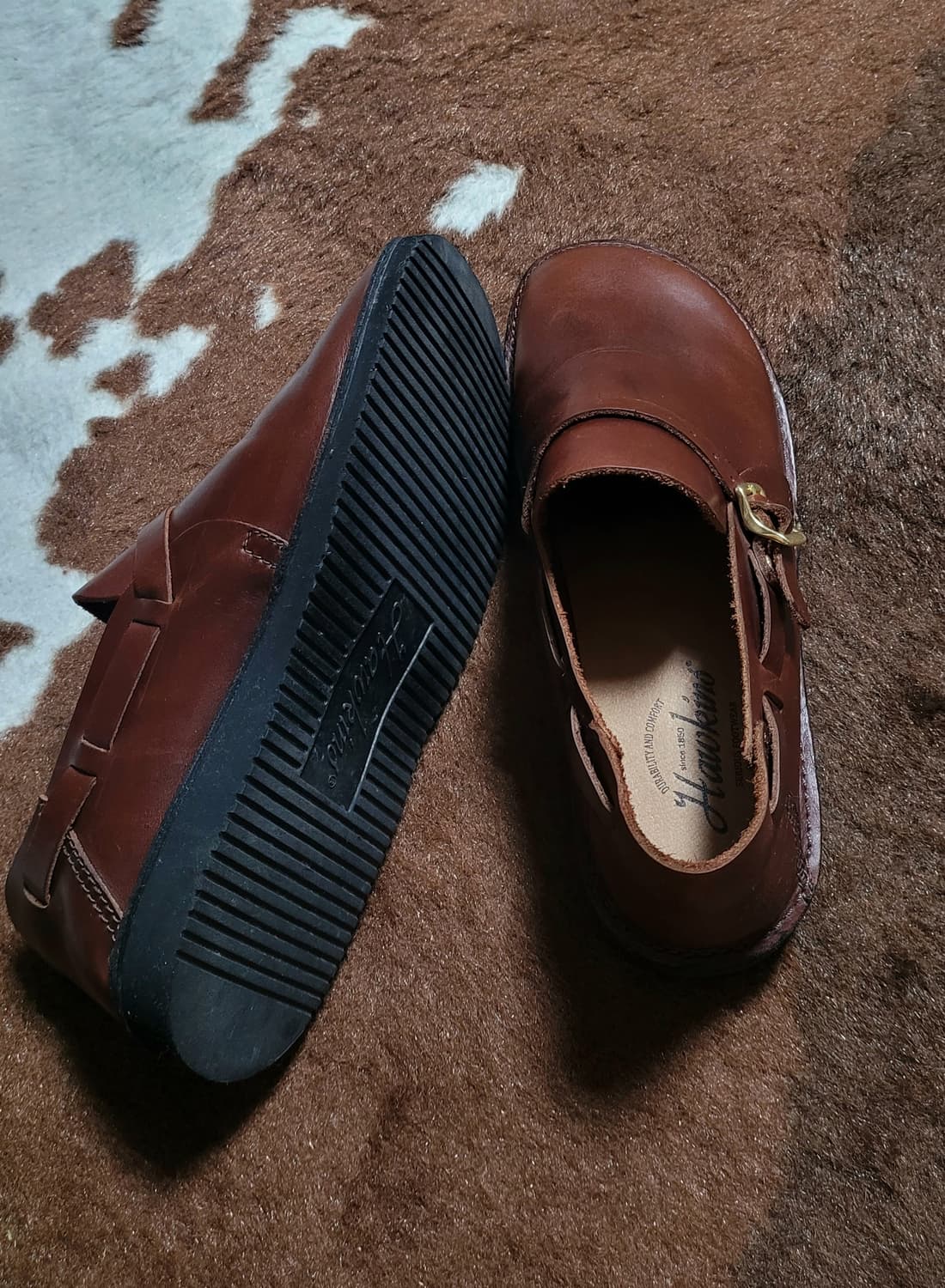 호킨스 남성용 스트랩 더비 슈즈(US 9) 상품이미지5