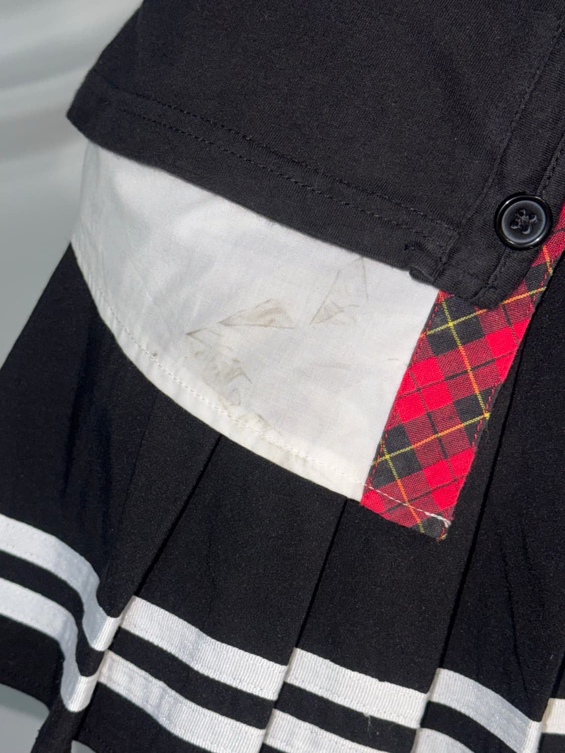 캐캐체 아무깔 레드체크 가디언 스쿨 프레피 코디세트 상품이미지4