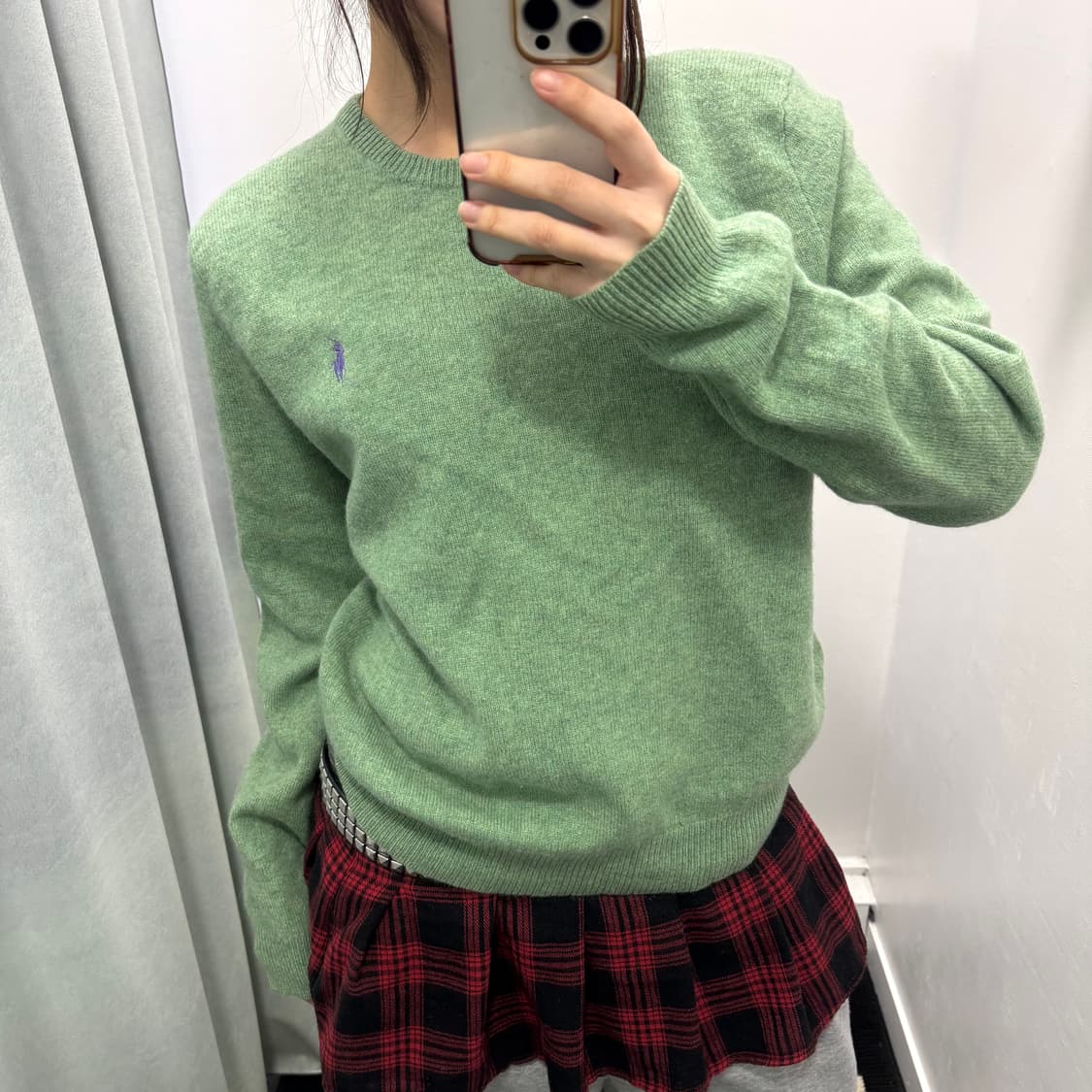 폴로 그린 램스울 니트 상품이미지2