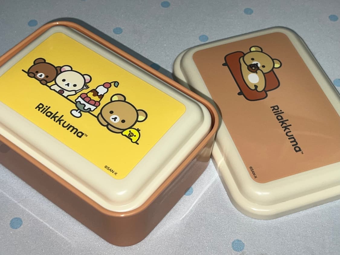 [단순보관] 산엑스 리락쿠마 중첩 푹신한 점심 도시락통 상품이미지2