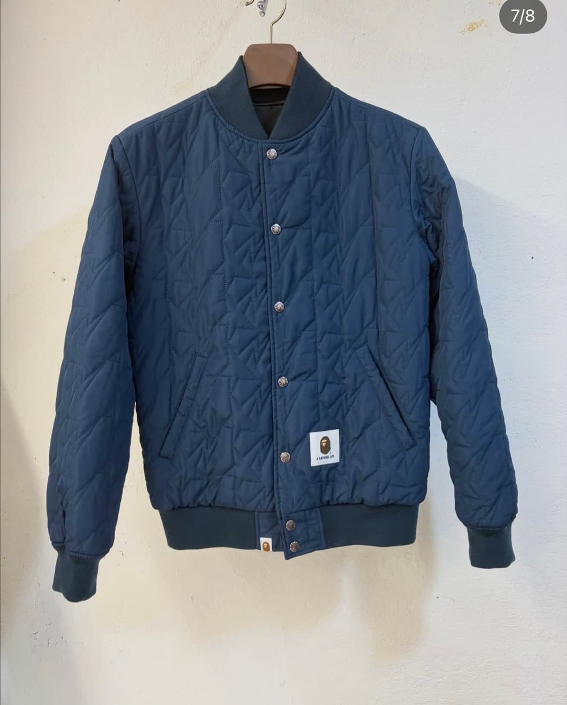 베이프 리버서블 양면 팀자켓 블루종 바시티 상품이미지7