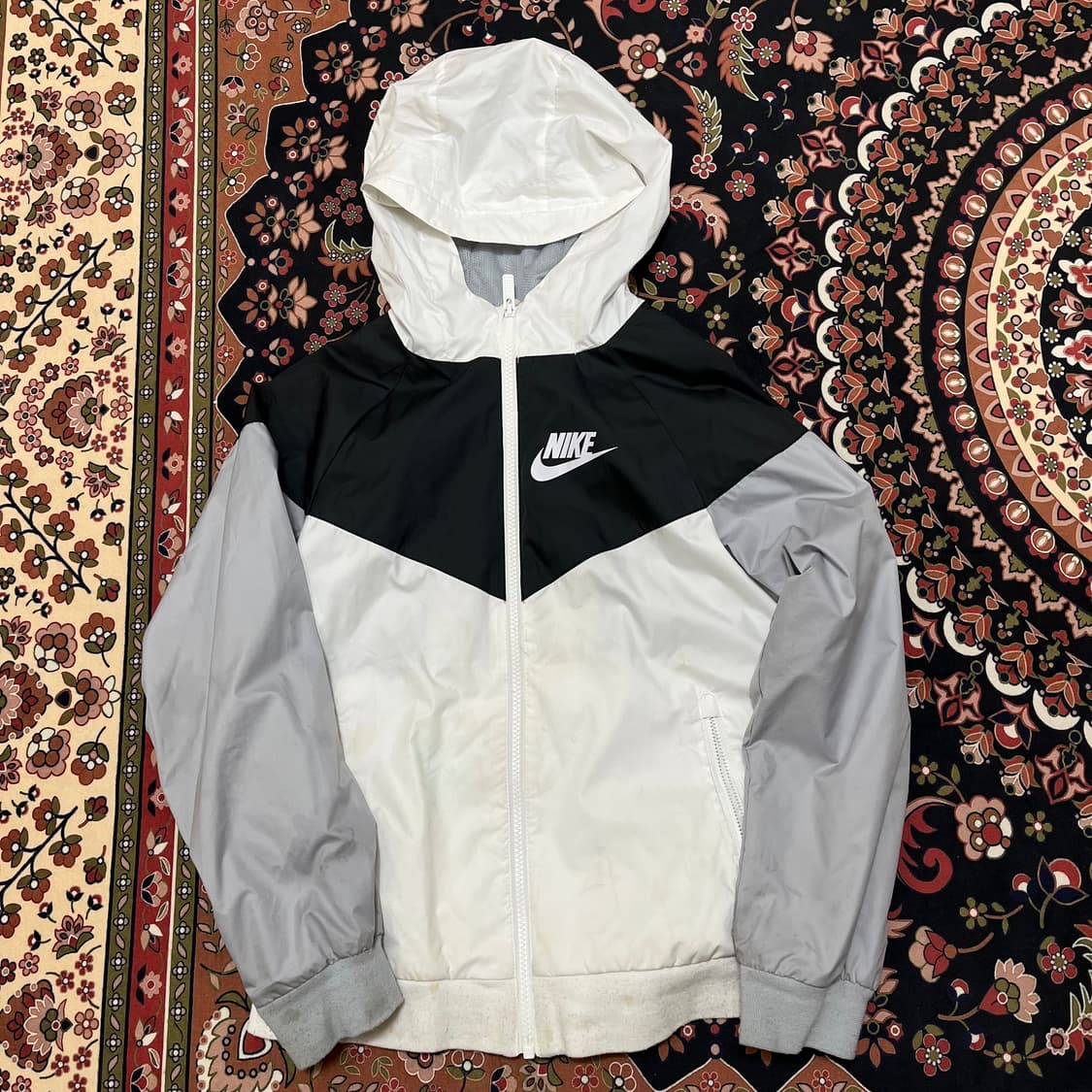 나이키 키즈 윈드러너 후드 바람막이 자켓 M-70/10-12세 상품이미지1