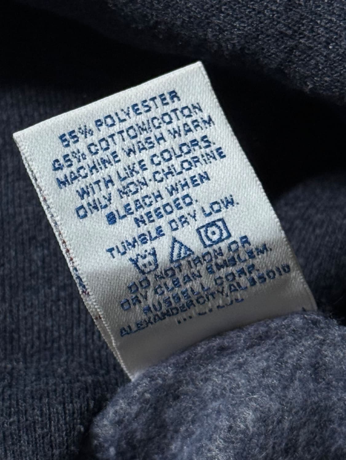 00s 러셀 애슬레틱 블랭크 스웻 풀오버 후디 (105-110) 상품이미지5