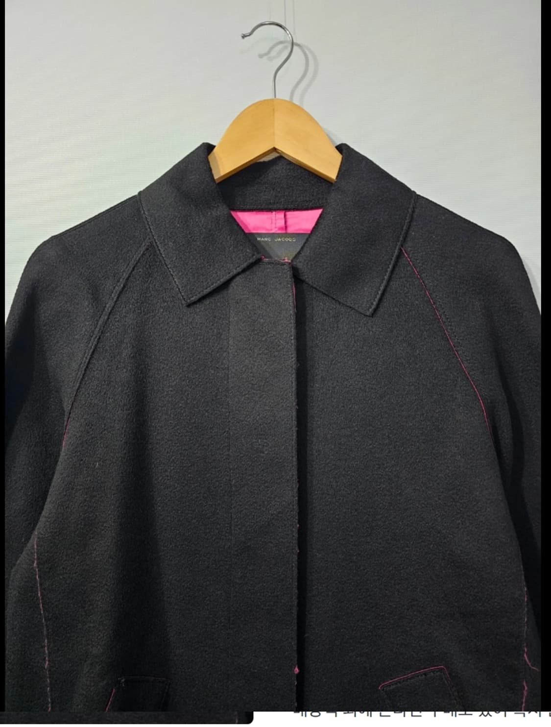 마크 제이콥스 블랙 캐시미어 오버핏 코트 ~77 상품이미지3