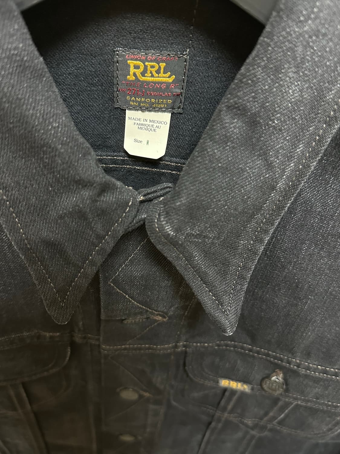 [M] RRL 더블알엘 Lot 271 트러커 데님 자켓 상품이미지3