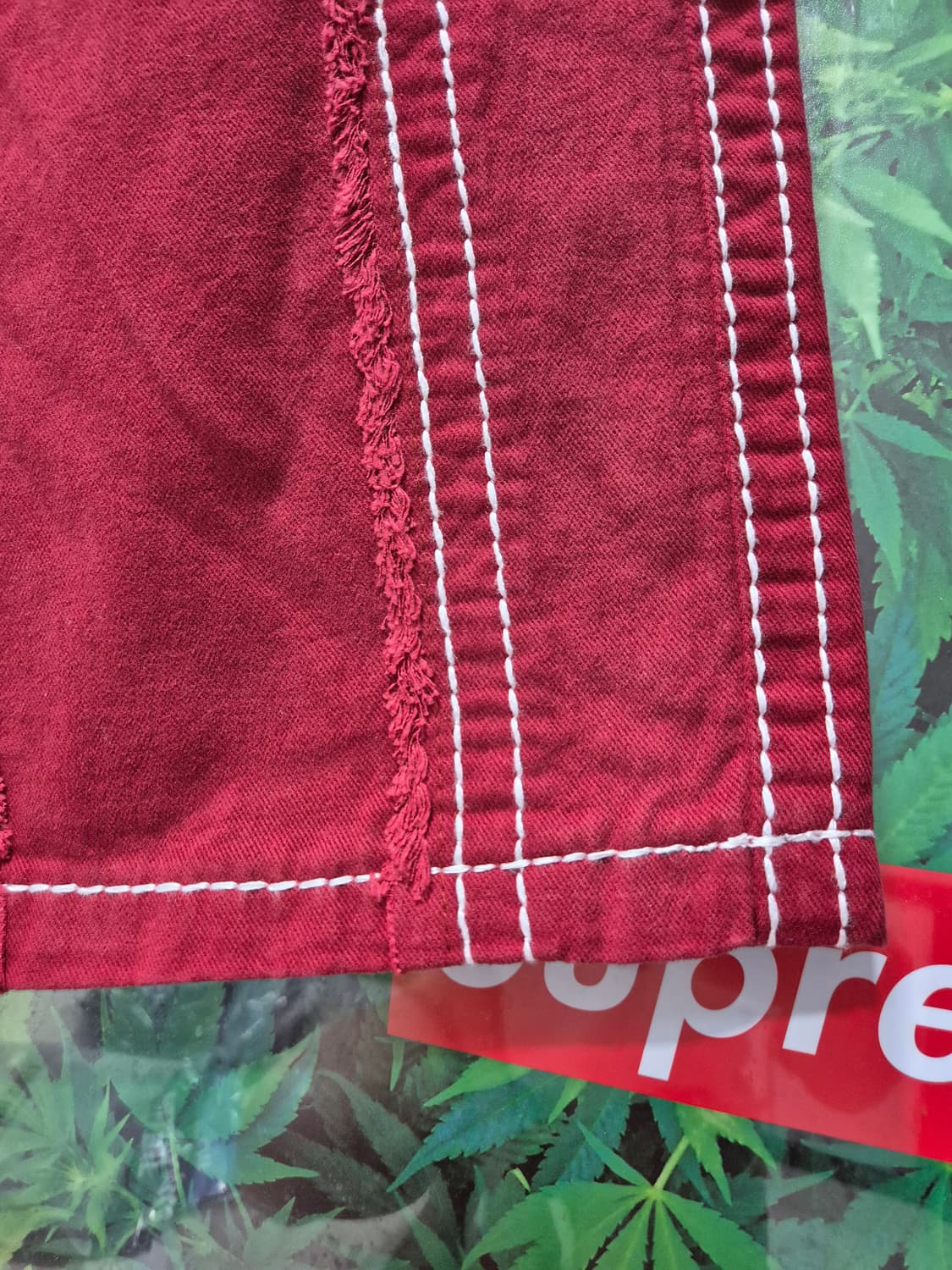 (타임세일)(새상품) 트루릴리젼 레드 와이드 팬츠 상품이미지7