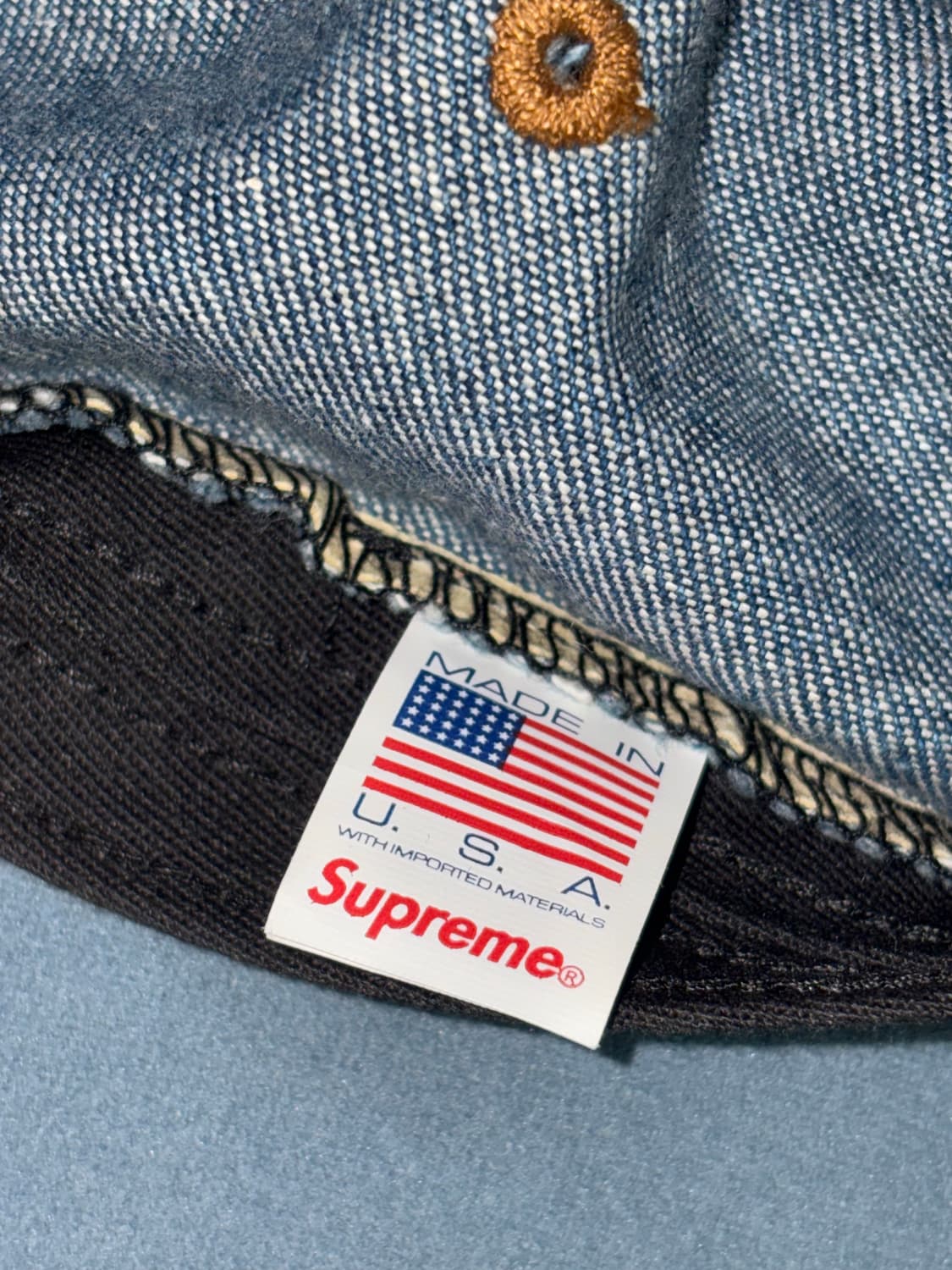 Supreme 캠프캡 데님 22FW 상품이미지4