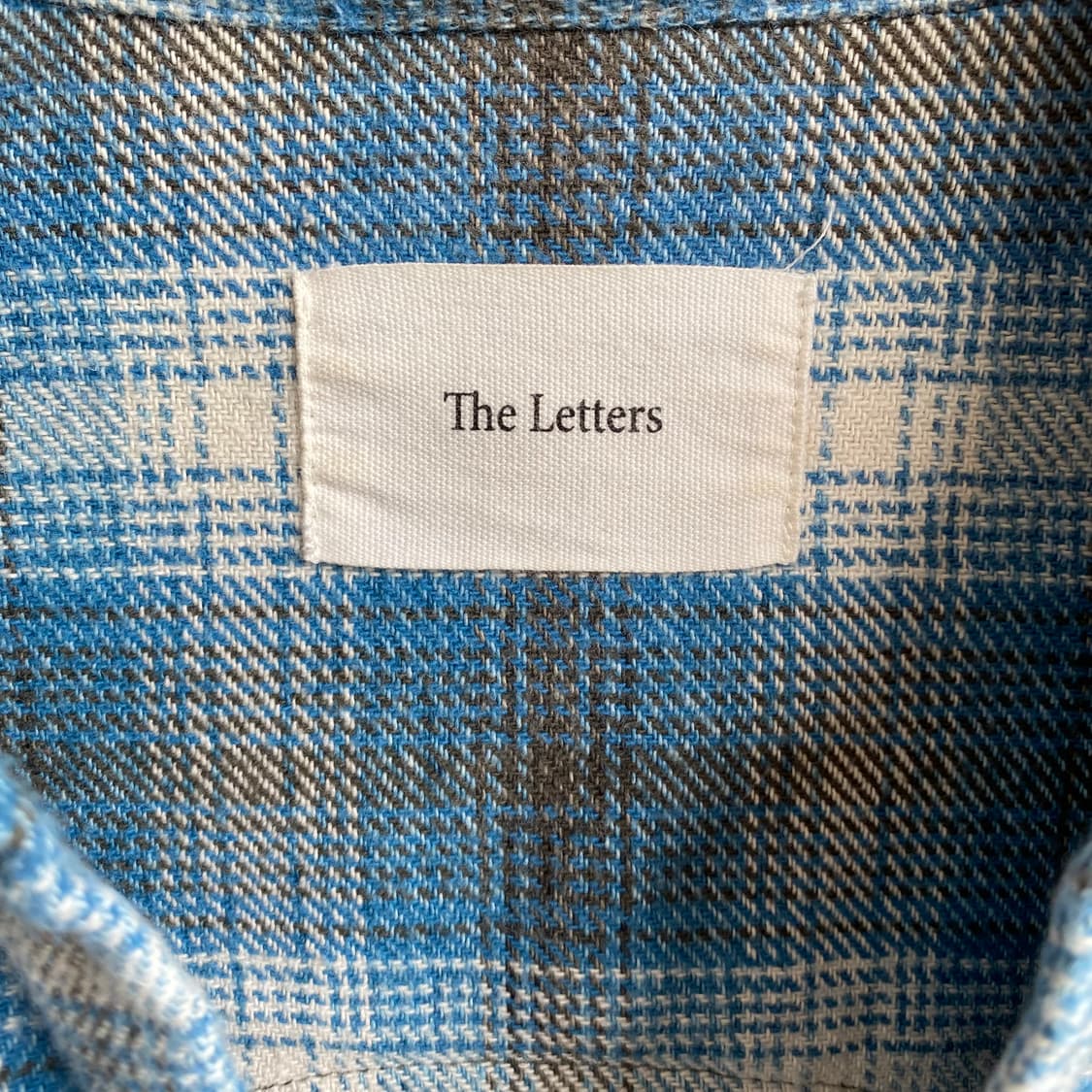 (L) the letters 체크 셔츠 상품이미지5
