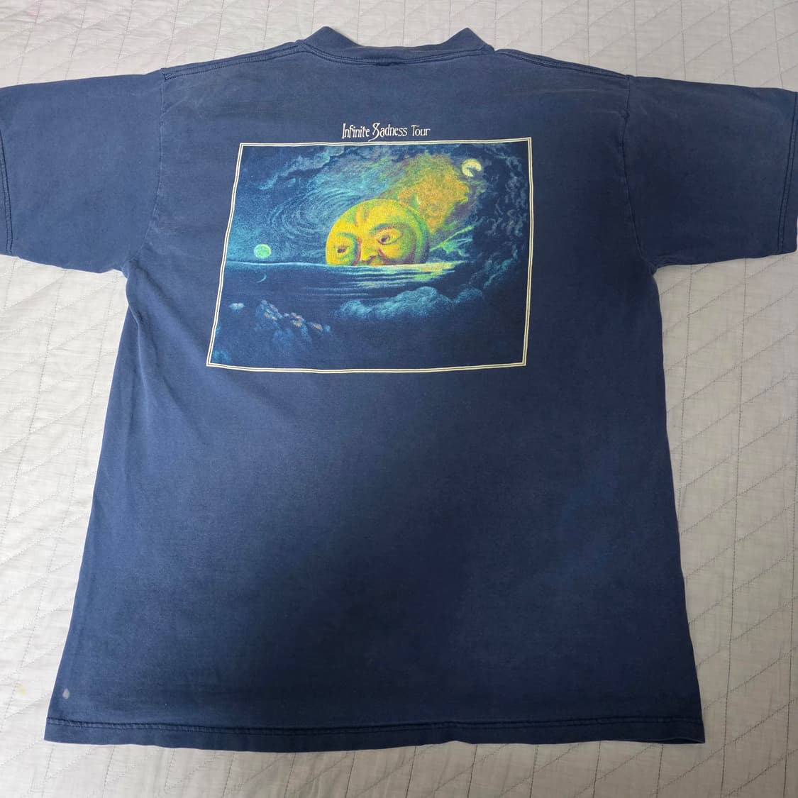 [OS] 90s 스매싱펌킨스 인피니트 새드니스 네이비 빈티지 밴드티 상품이미지7