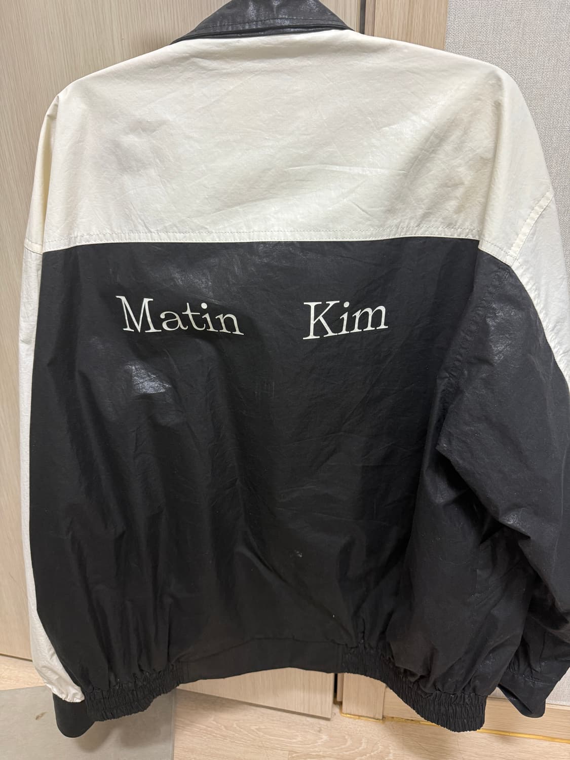 마땡킴 포인트 컬러 코팅점퍼 바람막이 상품이미지2