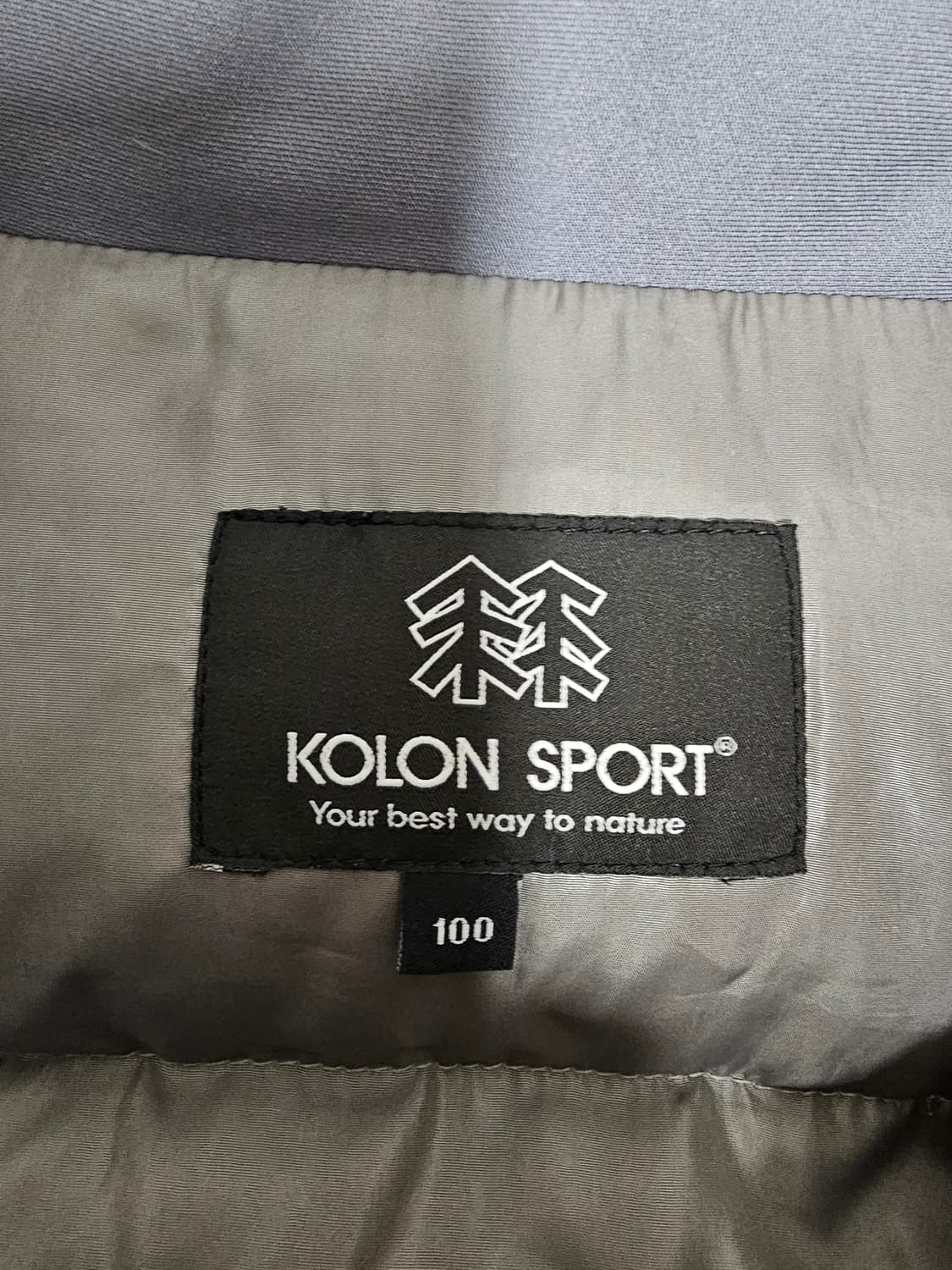 코오롱스포츠 구스다운 패딩 100 상품이미지3