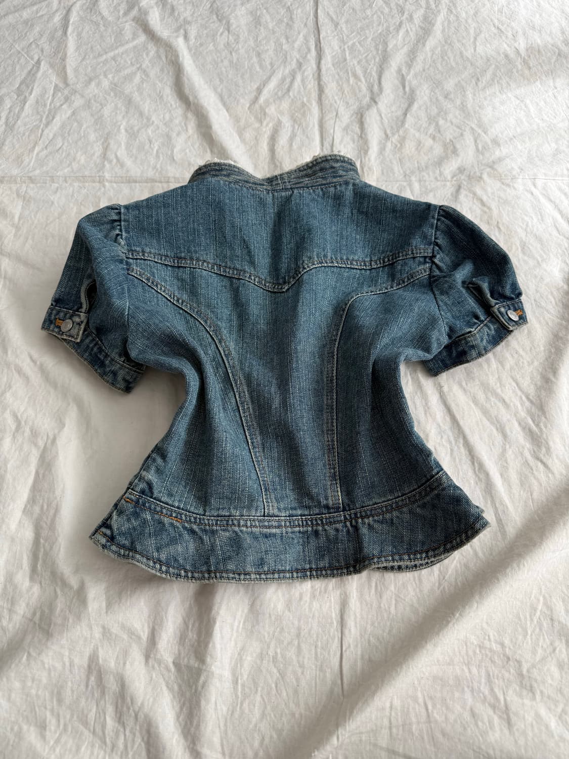 페어리 러블리 데님 숏자켓 상품이미지5