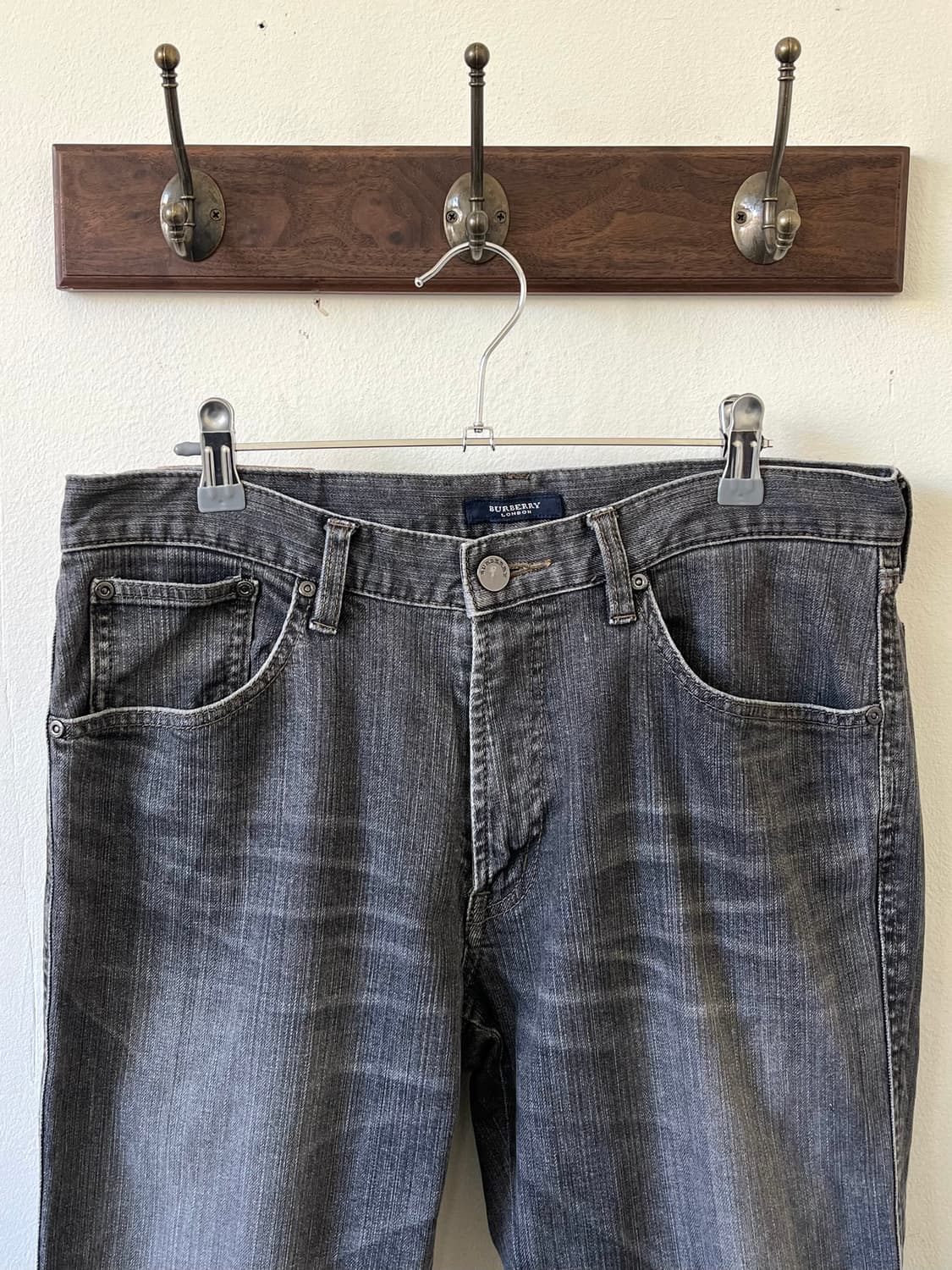 버버리 아카이브 흑청 데님 팬츠 상품이미지2