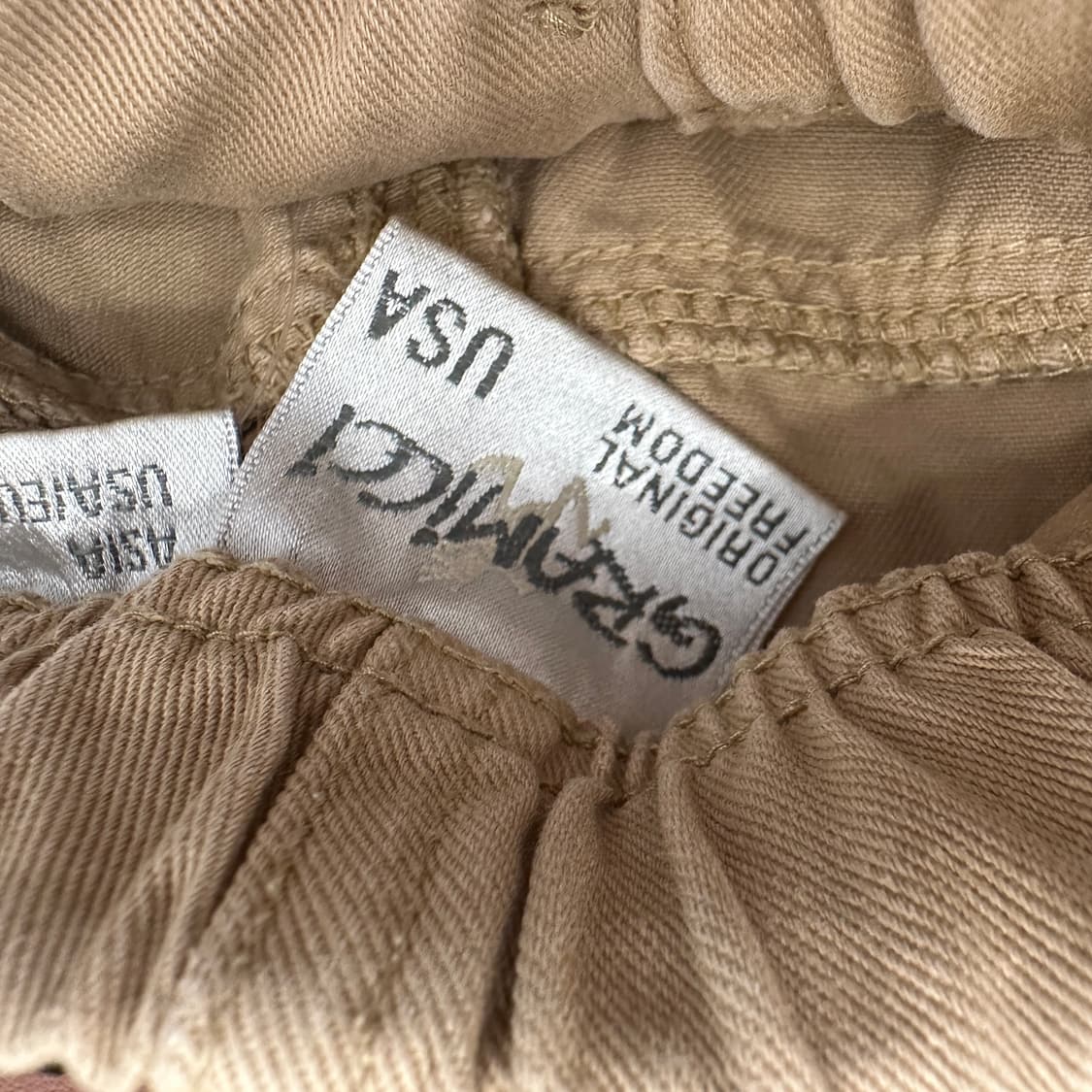 그라미치 베이지 색상의 면바지 L 상품이미지9