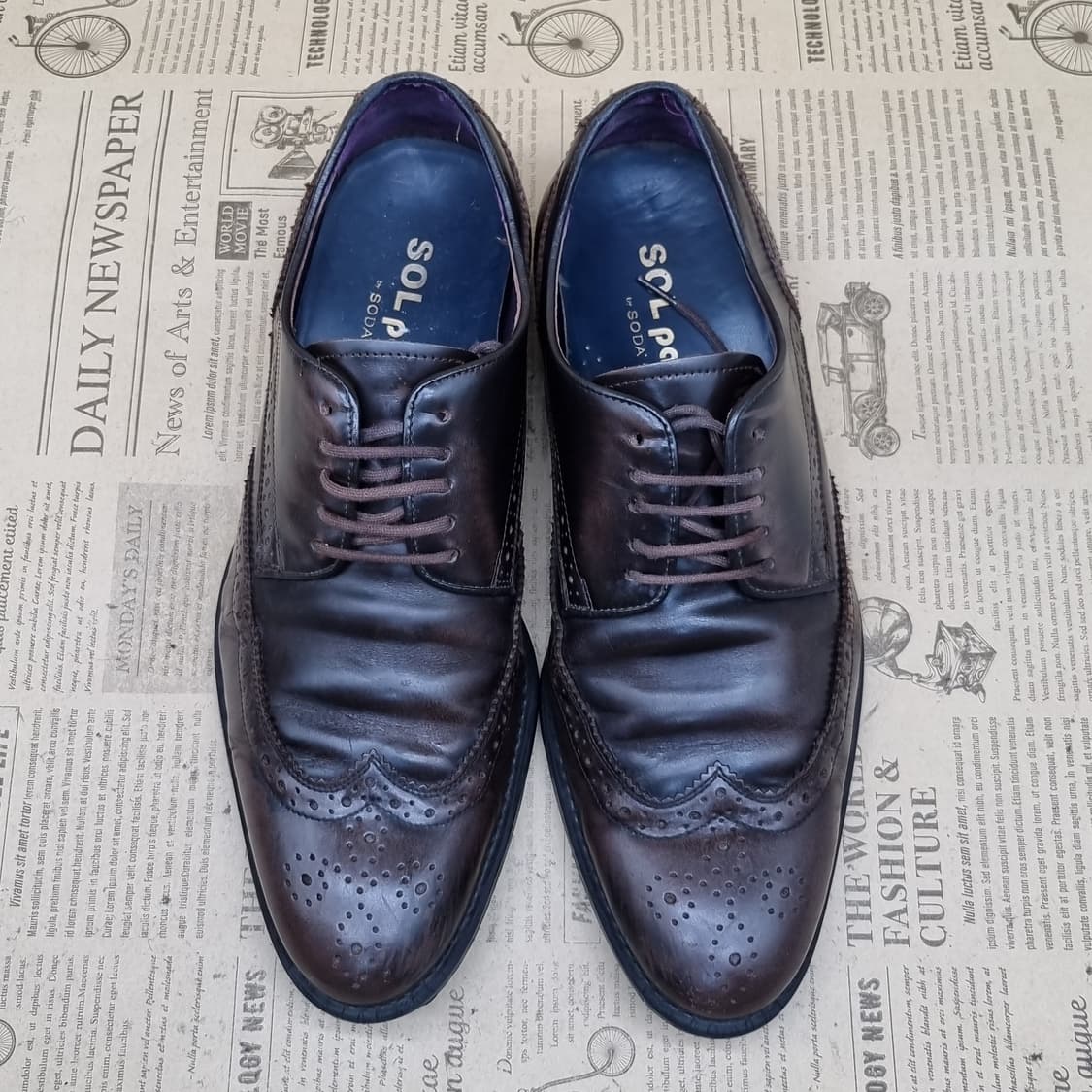 소다 SOLPARK 윙팁 구두255 상품이미지2