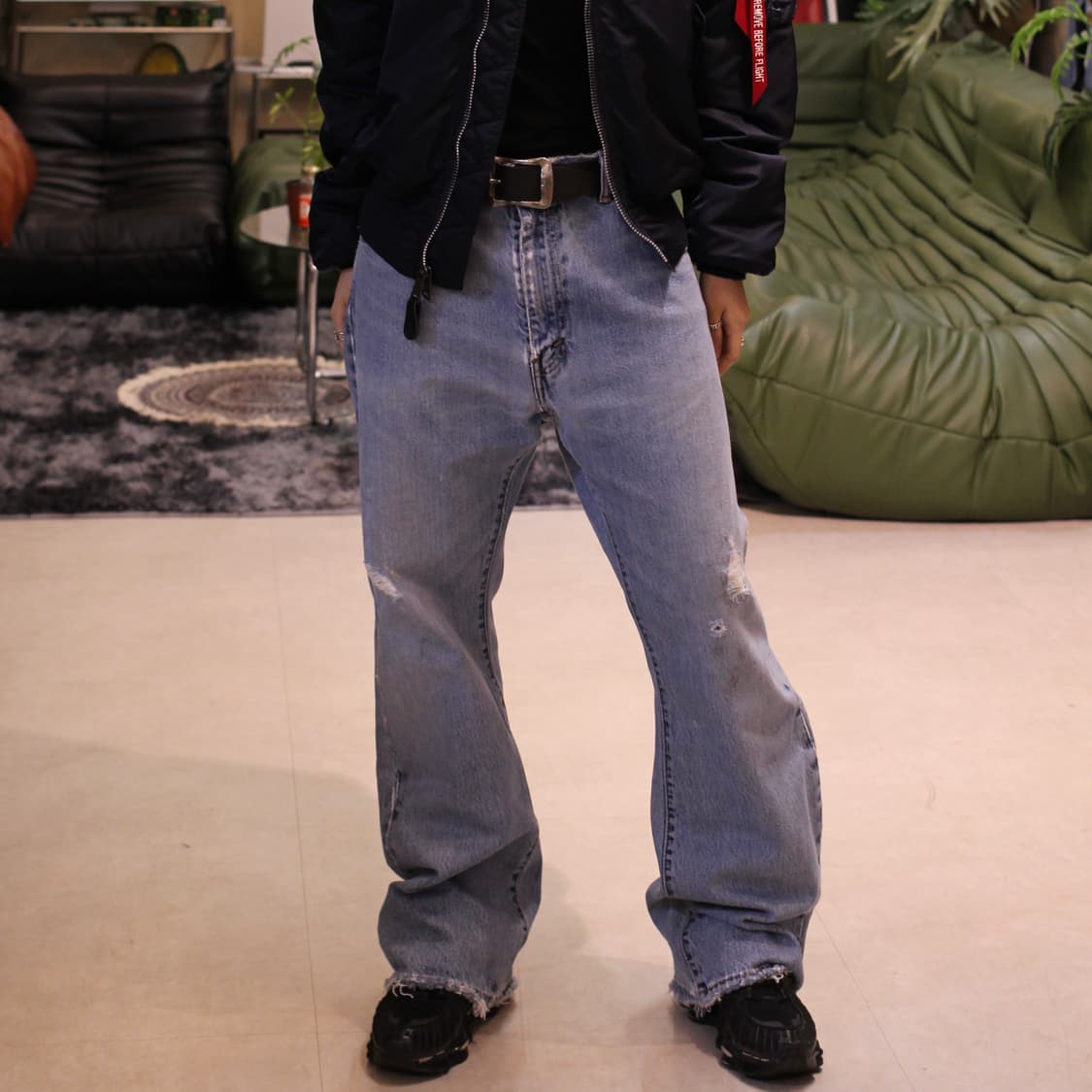 Distressed Levis 517 Boots Cut 상품이미지1