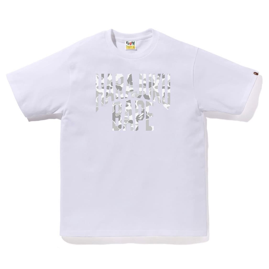 bape 베이프 하라주쿠 한정 로고 티 s 상품이미지1