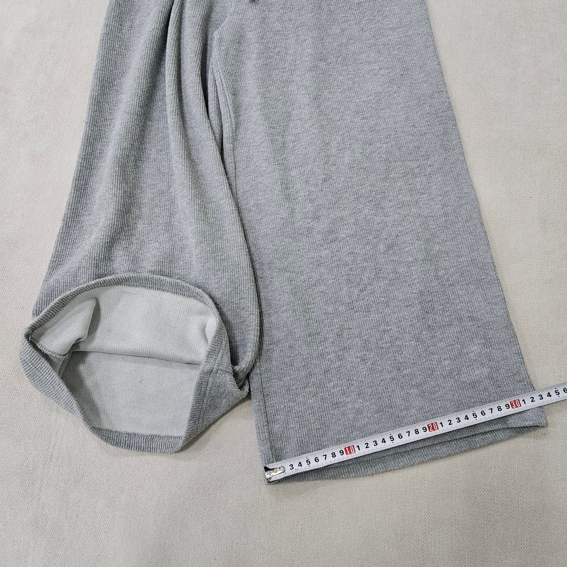 실측확인빈티지 밴딩 와이드 트레이닝 팬츠 0320Y 상품이미지8