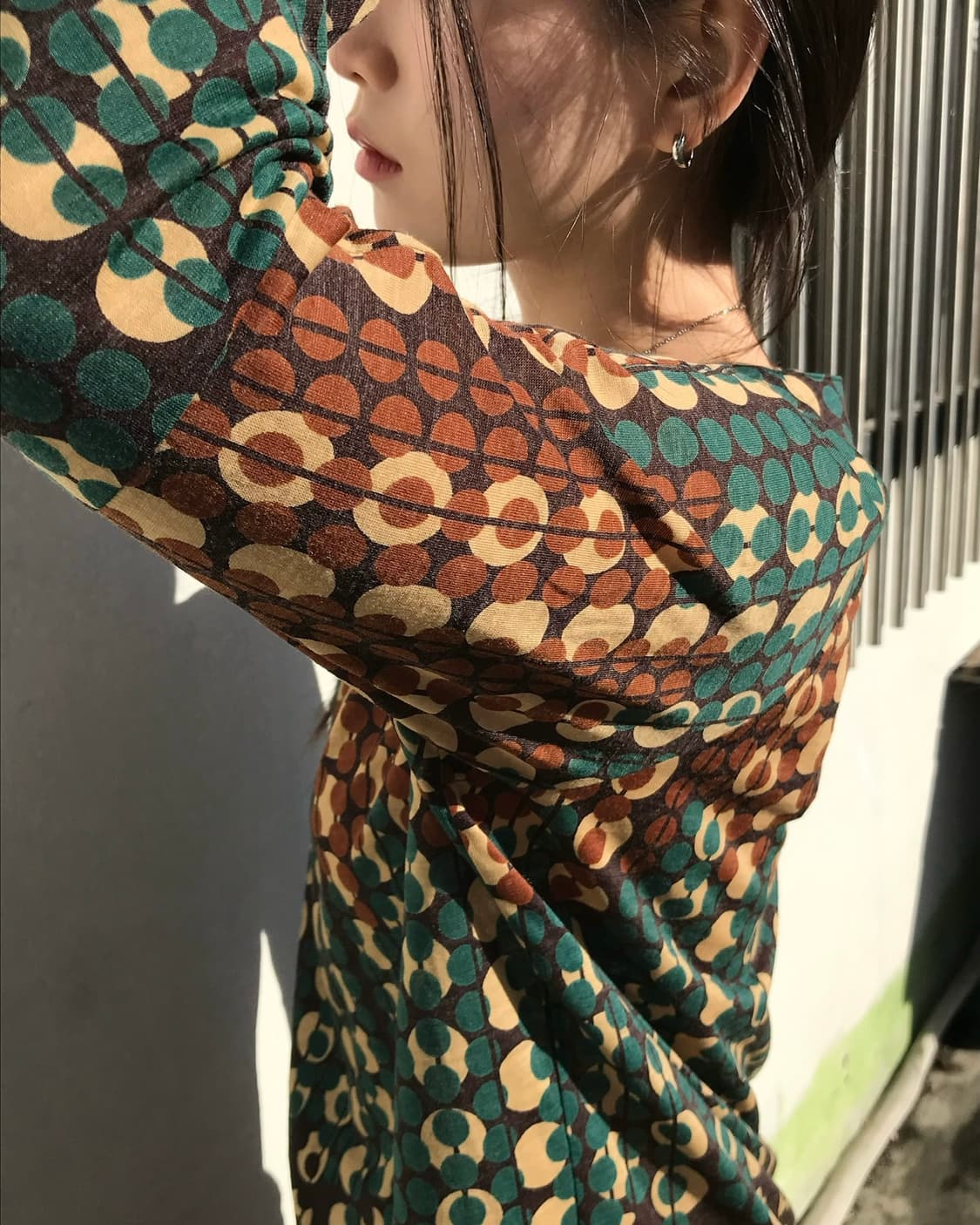 도트 패턴 블라우스  상품이미지2