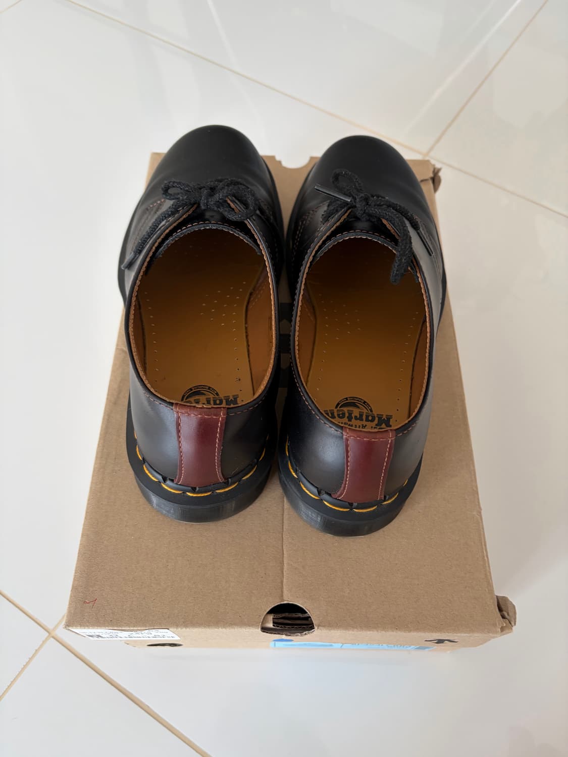 닥터마틴 1461 아브루쪼 브라운 블랙 상품이미지5