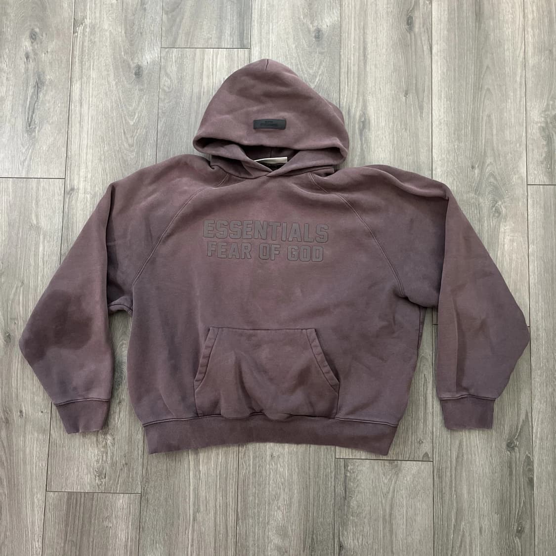 에센셜 레터링 후드티 상품이미지2