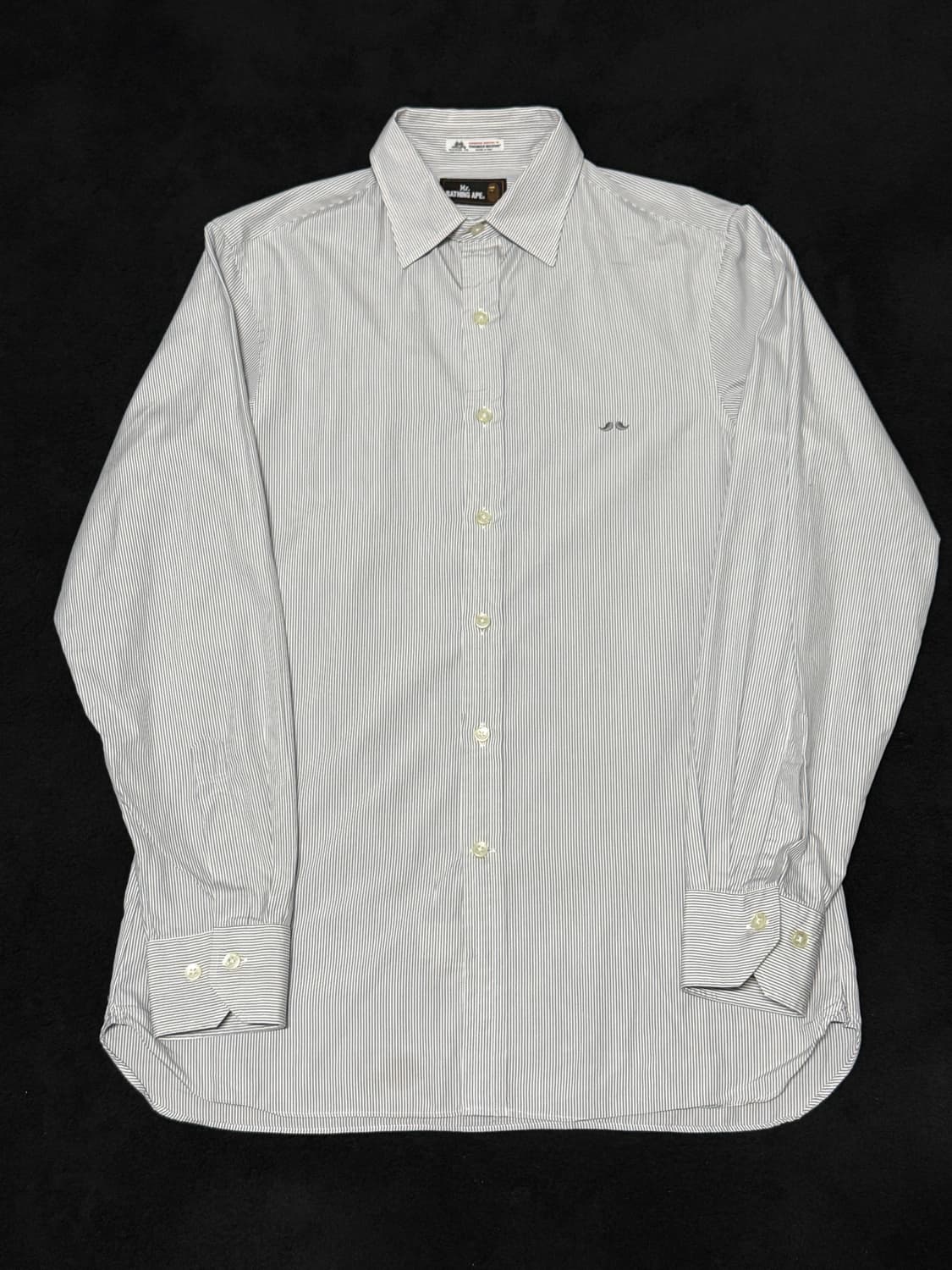 BAPE 미스터 베이프 스트라이프 클래식 셔츠 상품이미지6