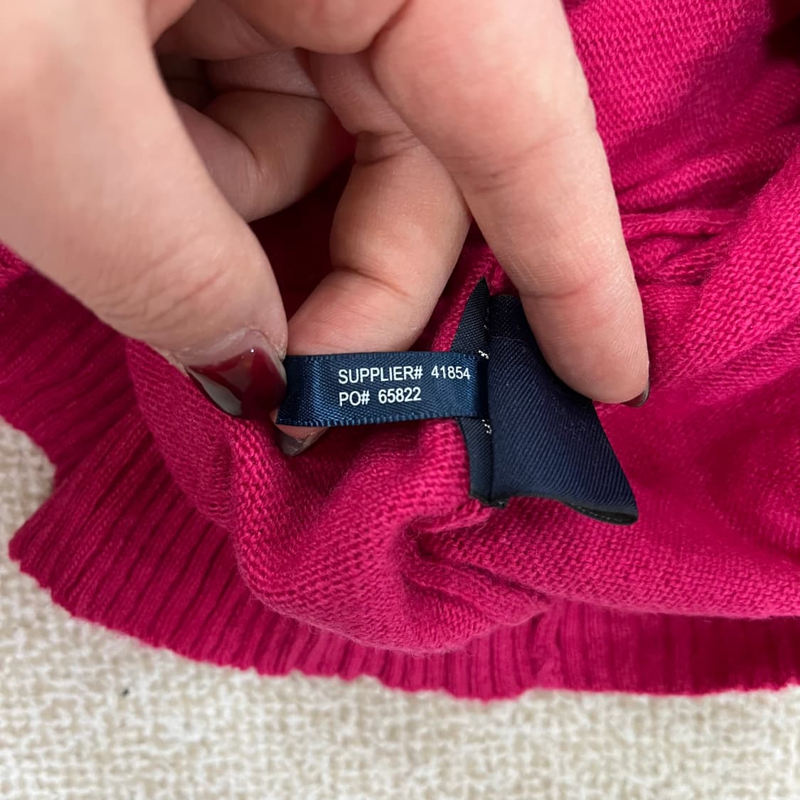 M 폴로랄프로렌 메리노울 브이넥 니트 0123M 상품이미지4