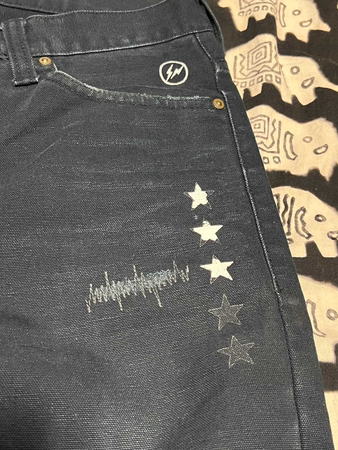 칼하트 x 유니폼익스페리먼트 프라그먼트 디자인 워크팬츠 fragment 상품이미지3