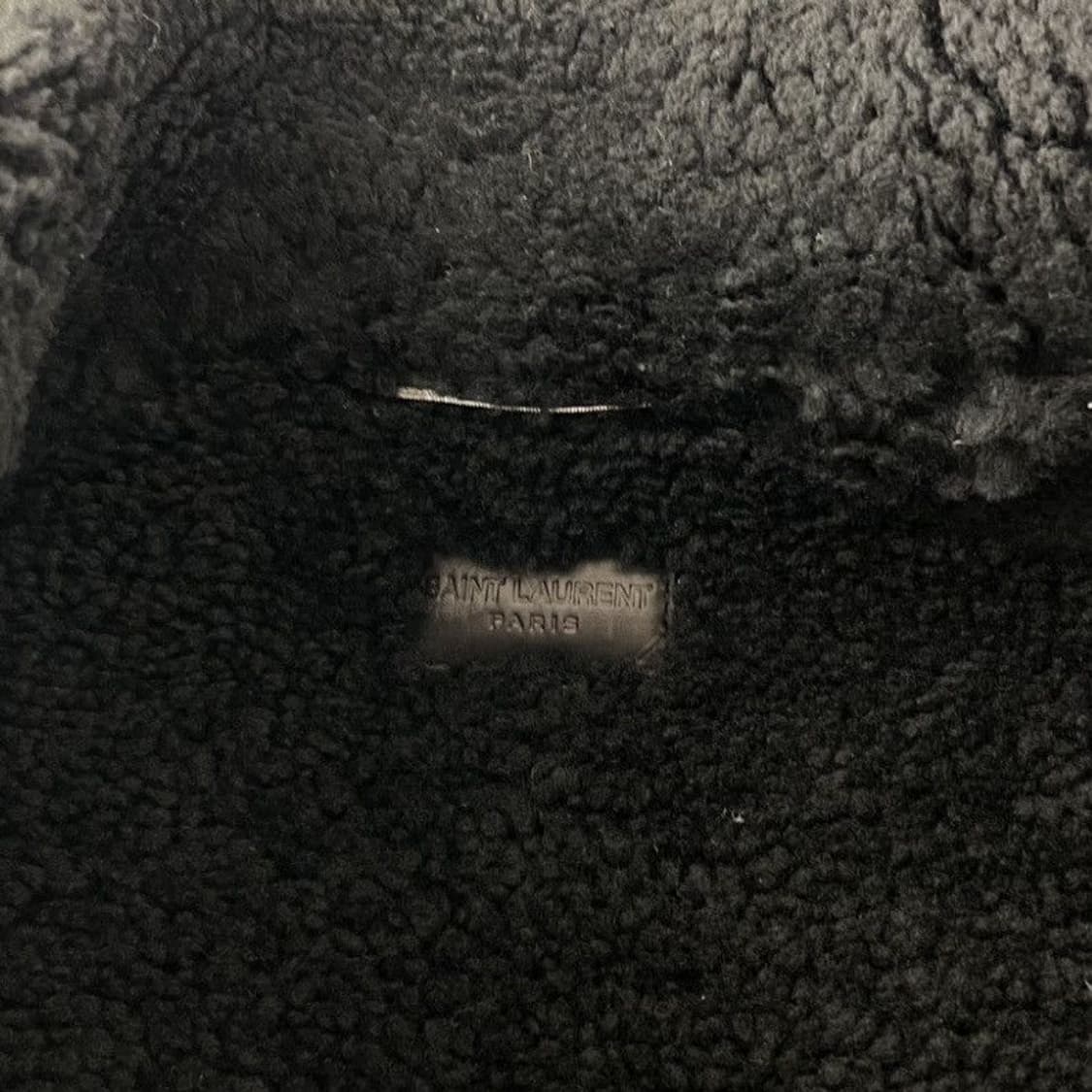 [라이즈 원빈님 착용] 생로랑 시어링 데님 트러커 자켓 상품이미지5