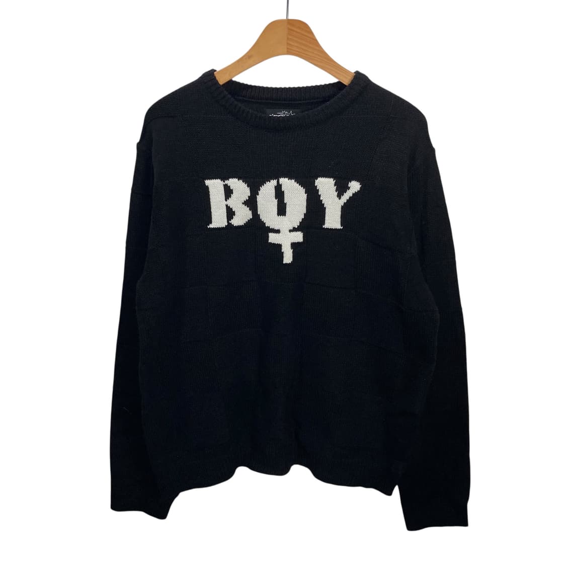 나이스고스트클럽 BOY 블랙 니트 상품이미지2