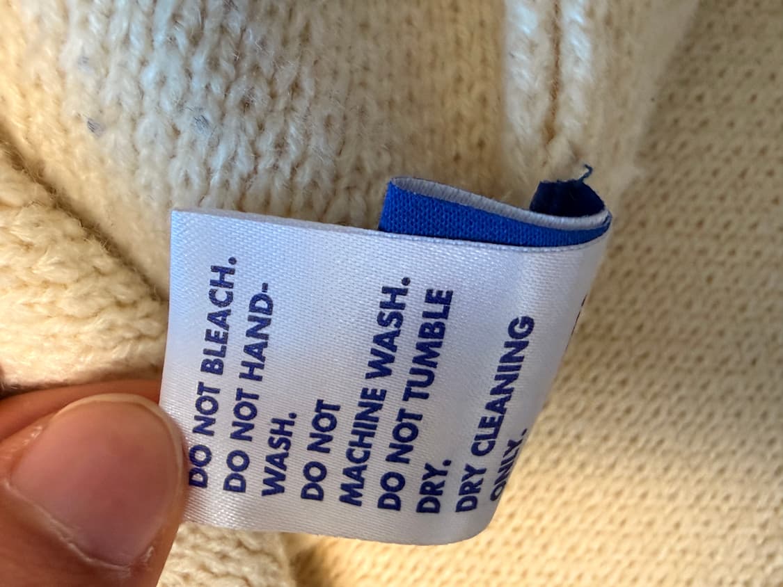 아더에러 빅 슬라이스 로고 니트 3사이즈 상품이미지5