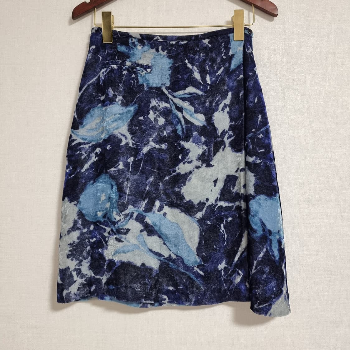 오일릴리 벨벳 랩 스커트 치마 (26인치/표기38) 상품이미지1