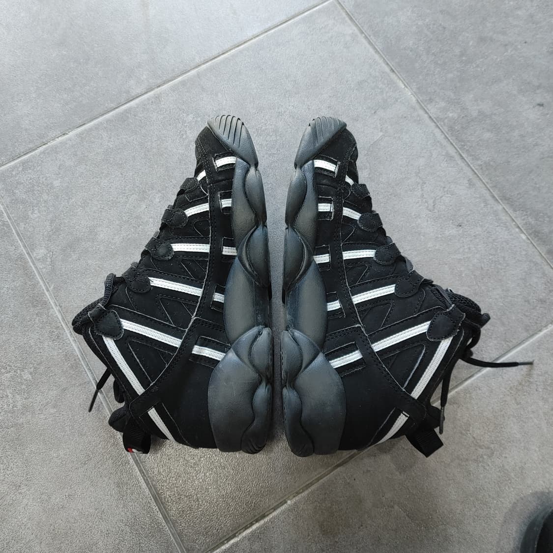 250 휠라 남성 블랙 빈티지 스파게티 운동화 상품이미지7