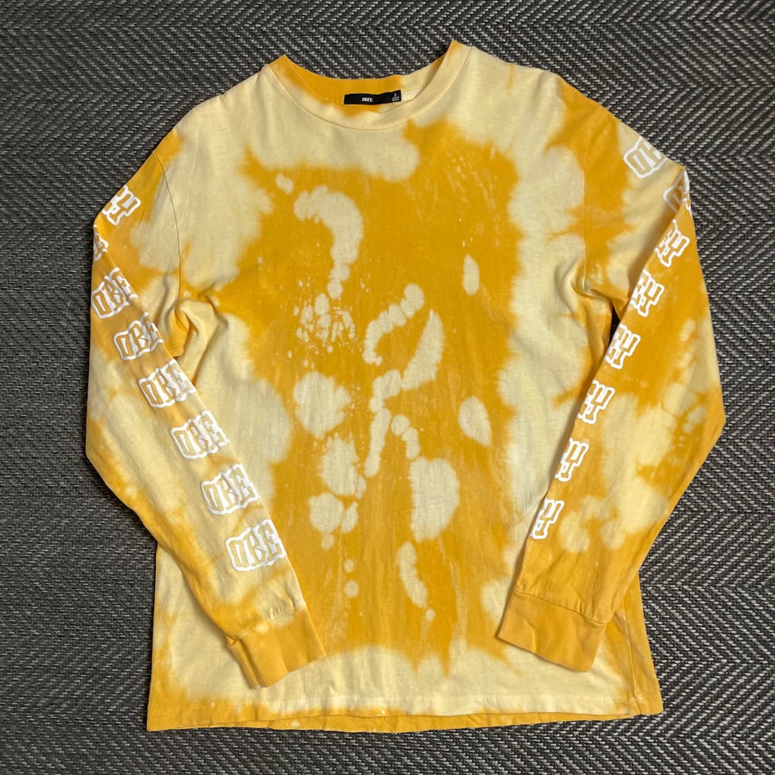 오베이 슬리브 로고 타이다이 긴팔 롱 슬리브y 4845 상품이미지2