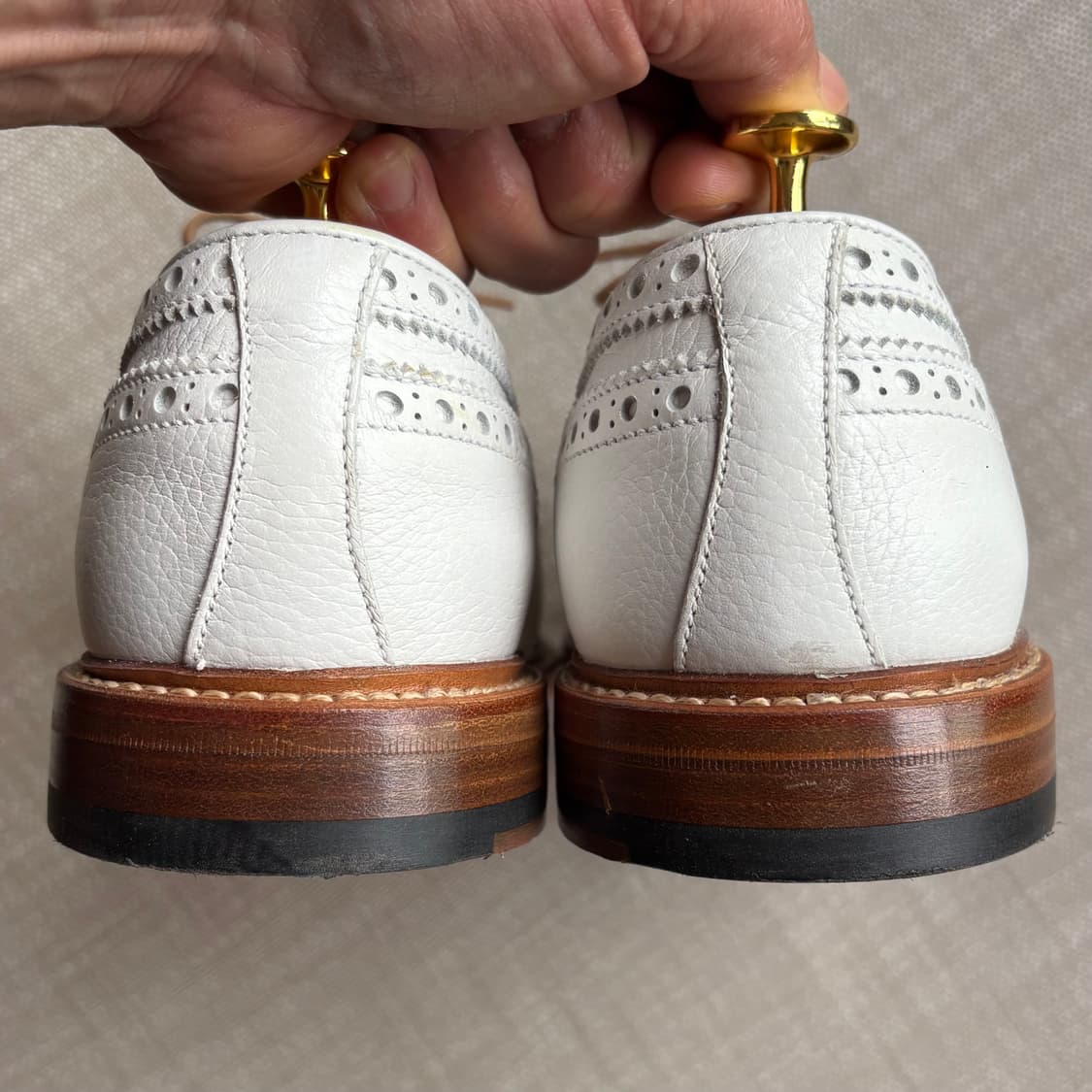 [UK7] Berwick 4794 화이트 그레인 브로그 윙팁 상품이미지4