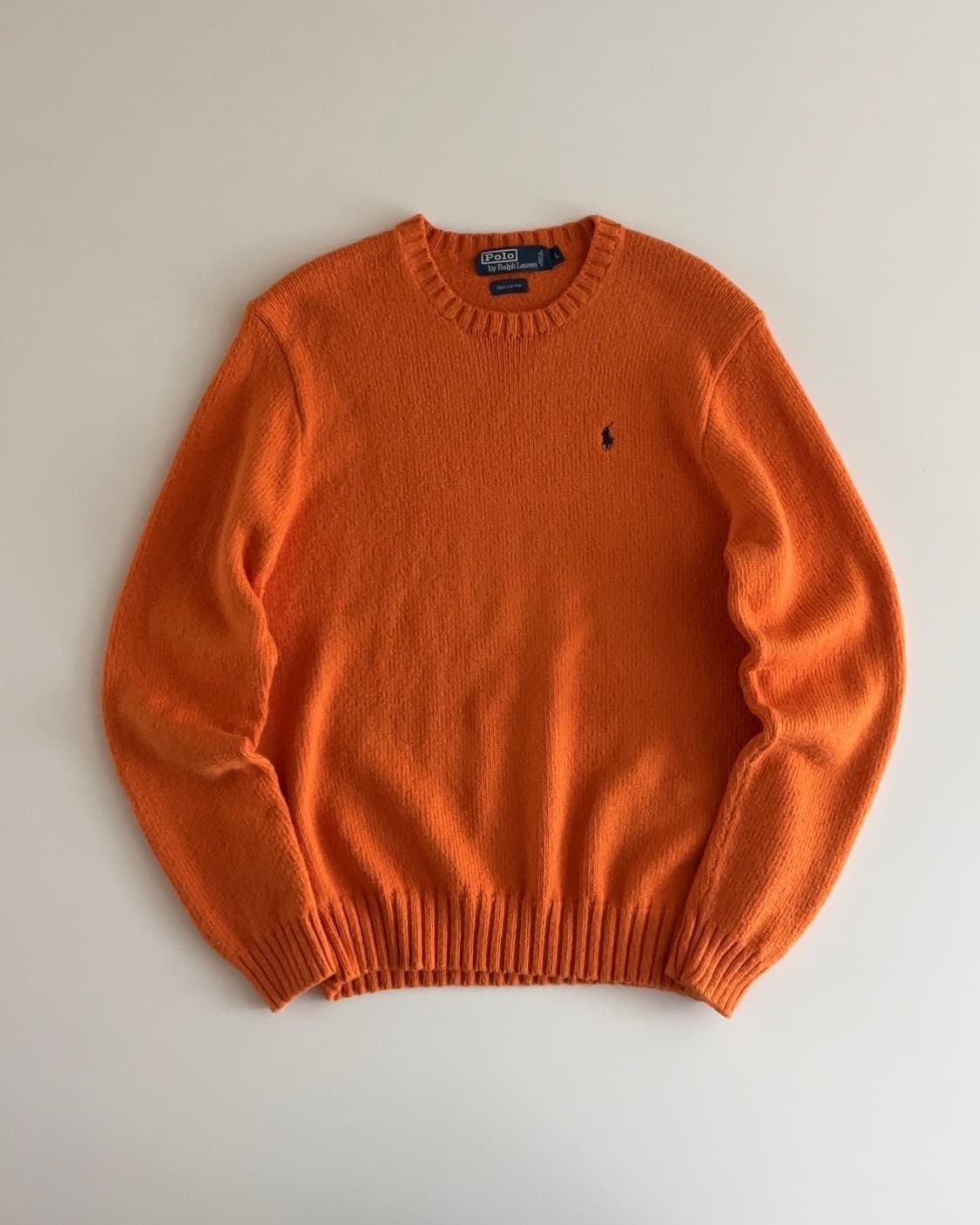 폴로 랄프로렌 오렌지 라운드넥 니트 L 상품이미지1