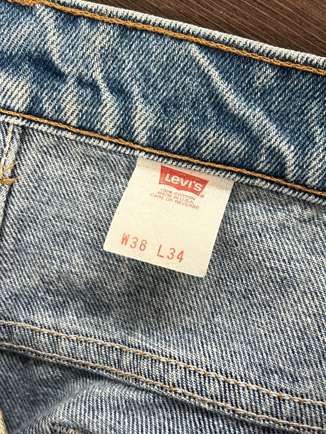 90s USA Levis 리바이스 517 오렌지탭 부츠컷 데님 팬츠 상품이미지6